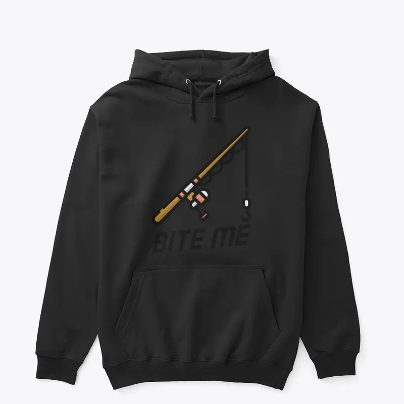  Funny Bite Me | Fishing Sweatshirt