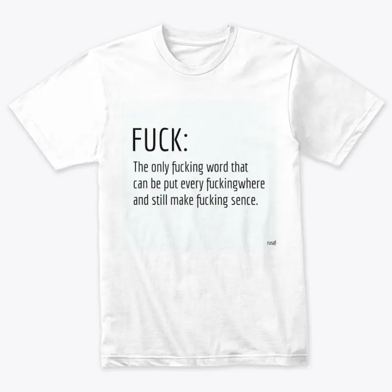 Funny | Fu*k shirt